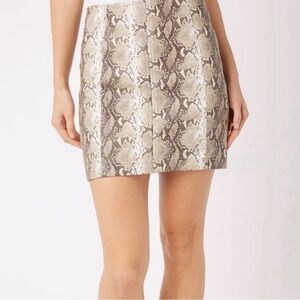 NWT Wild Honey snakeskin mini skirt small
